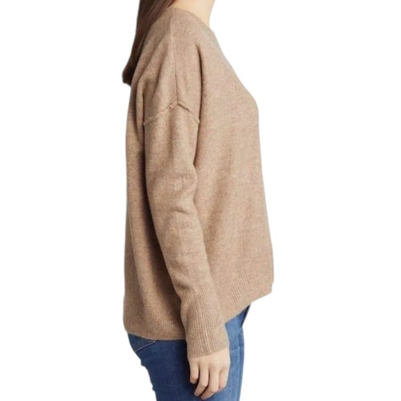 Vince Camino (NWT) Drop Shoulder Sweater, Size Large - Picture 5 of 13